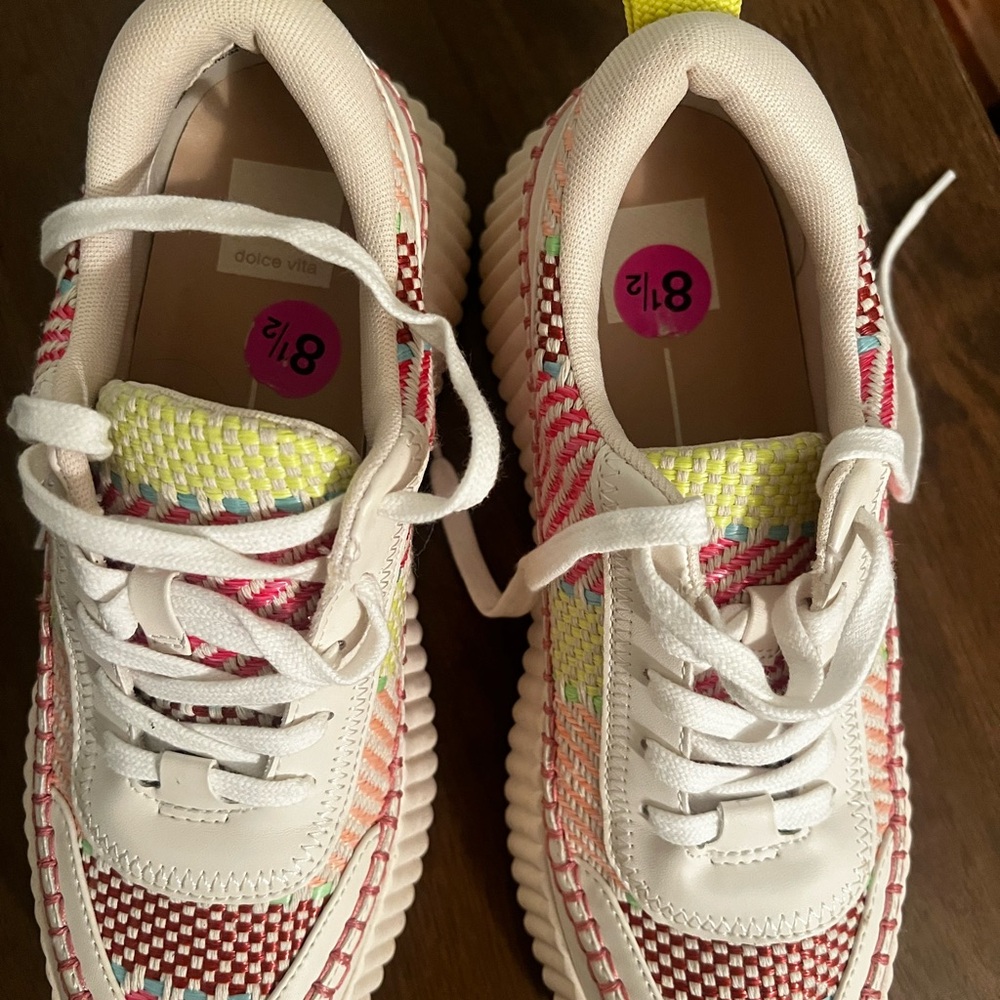 Dolce vita Pink and Yellow Sneakers women’s